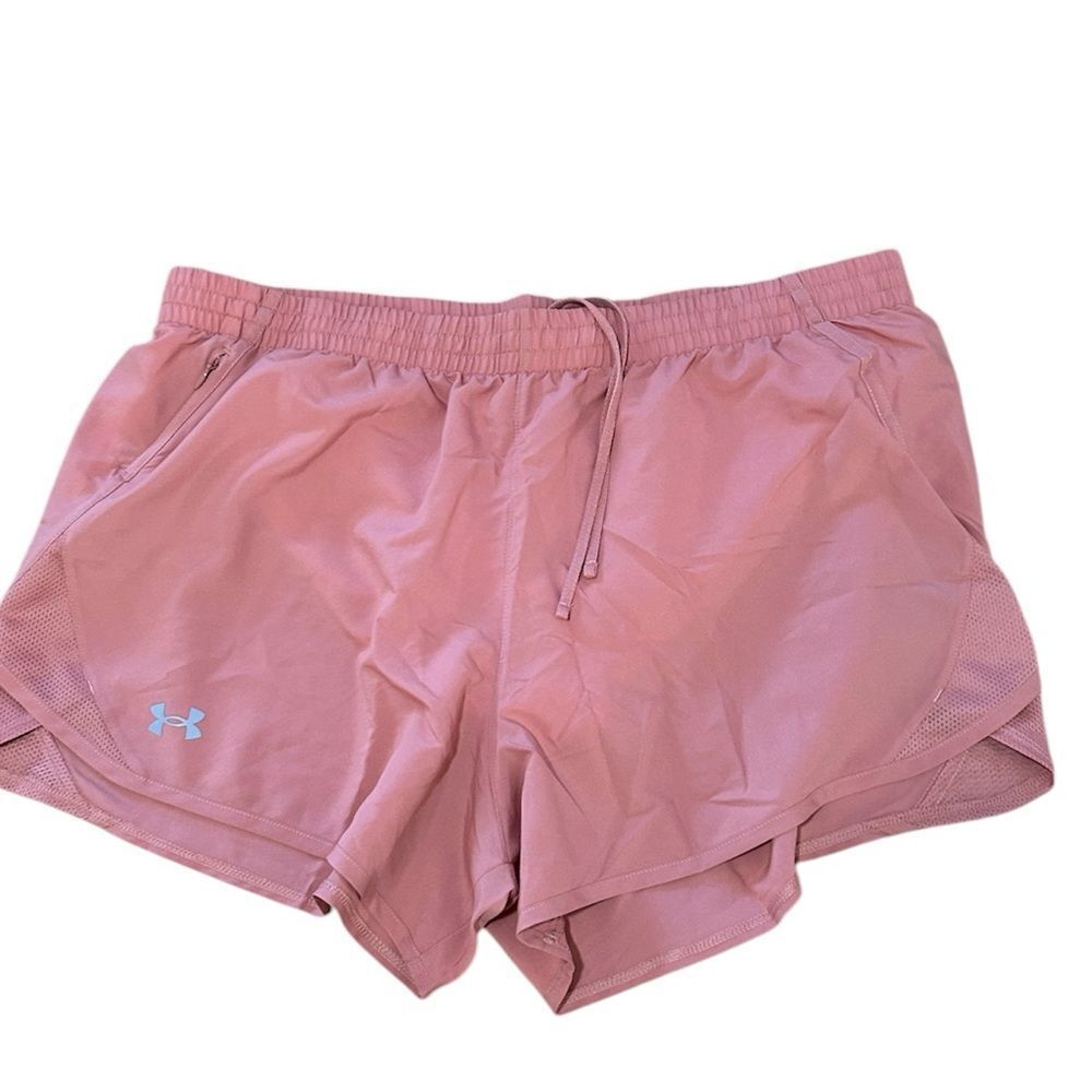 Under Armour Women’s Fly-By Shorts, Rose, Size XL, NWT